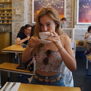 Floral bandeau top from LF stores